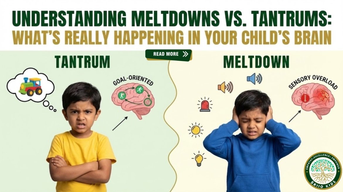 Understanding Meltdowns vs. Tantrums: What’s Really Happening in Your Child’s Brain