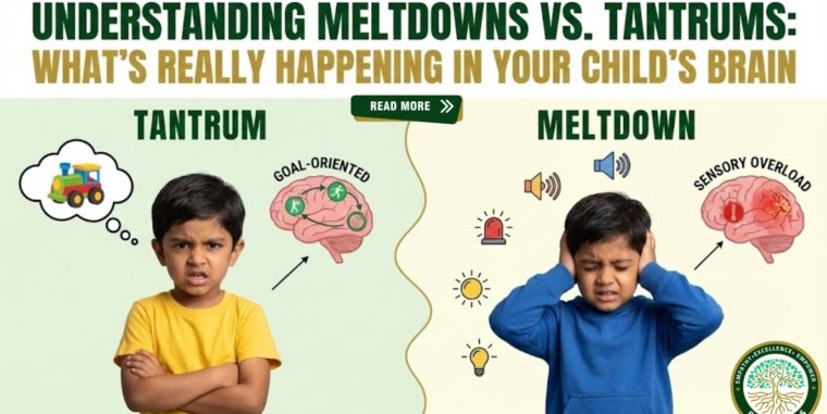 Understanding Meltdowns vs. Tantrums: What’s Really Happening in Your Child’s Brain